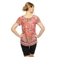 thumbnail image 3 of Iyla Women's Burnout Peasant Top, 3 of 6