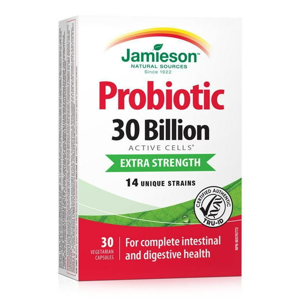 Jamieson Probiotique 30 Milliards 30 gélules