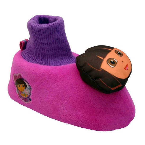 Pantoufles pour Fillettes en 3-D Dora l'Exploratrice