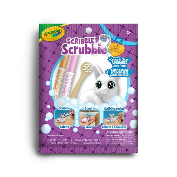 Animaux Scribble Scrubbie - sac, 1 unité Animaux a colorier