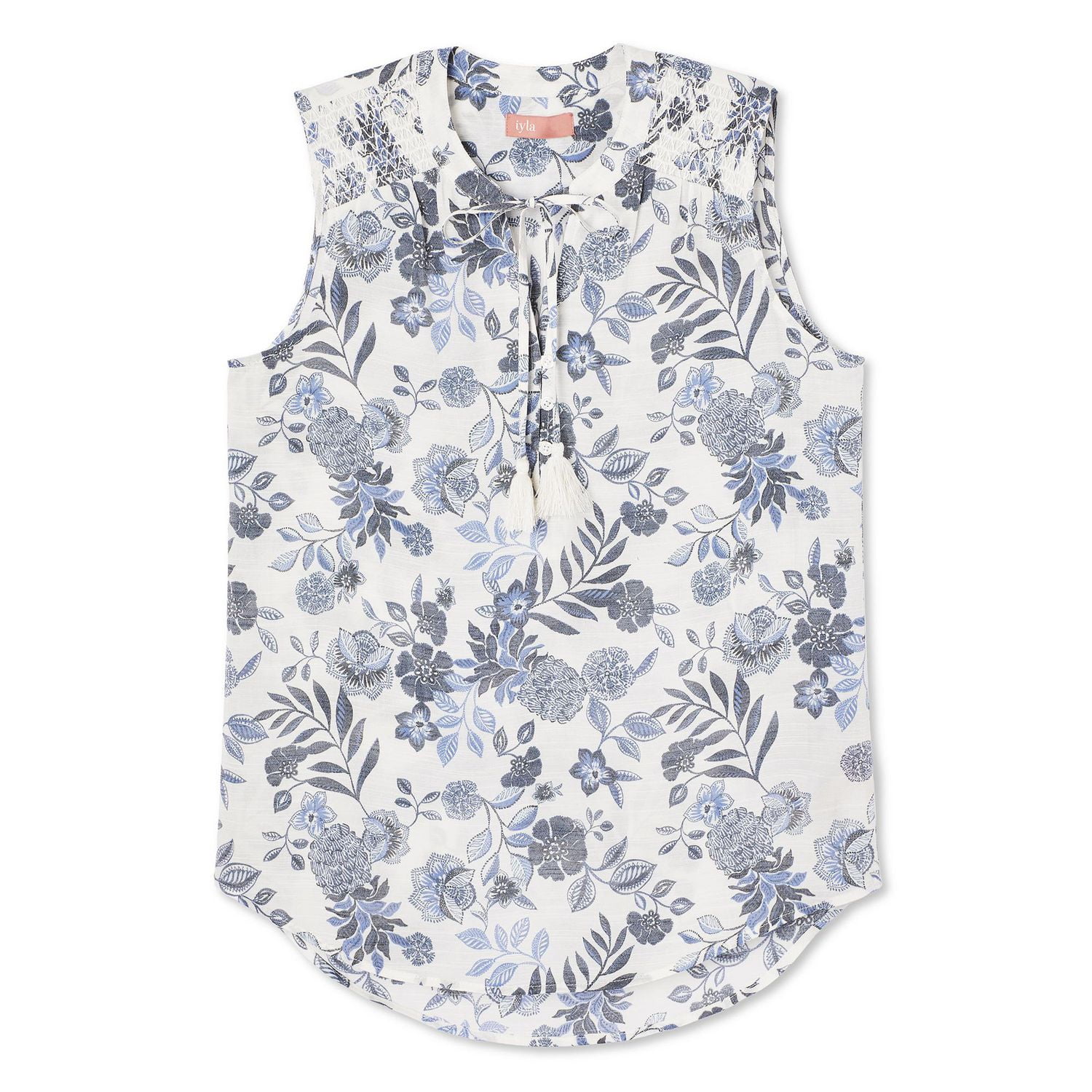 Haut paysan sans manches pour femmes Iyla