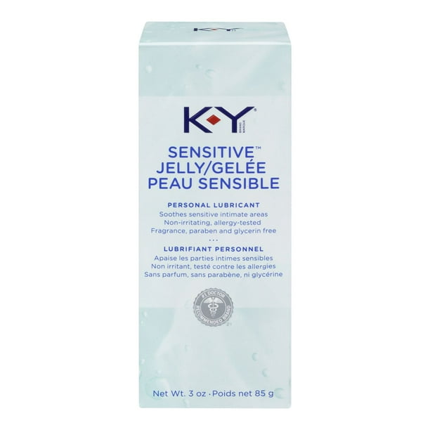 Lubrifiant gel personnel pour peau sensible de K-Y 85 g