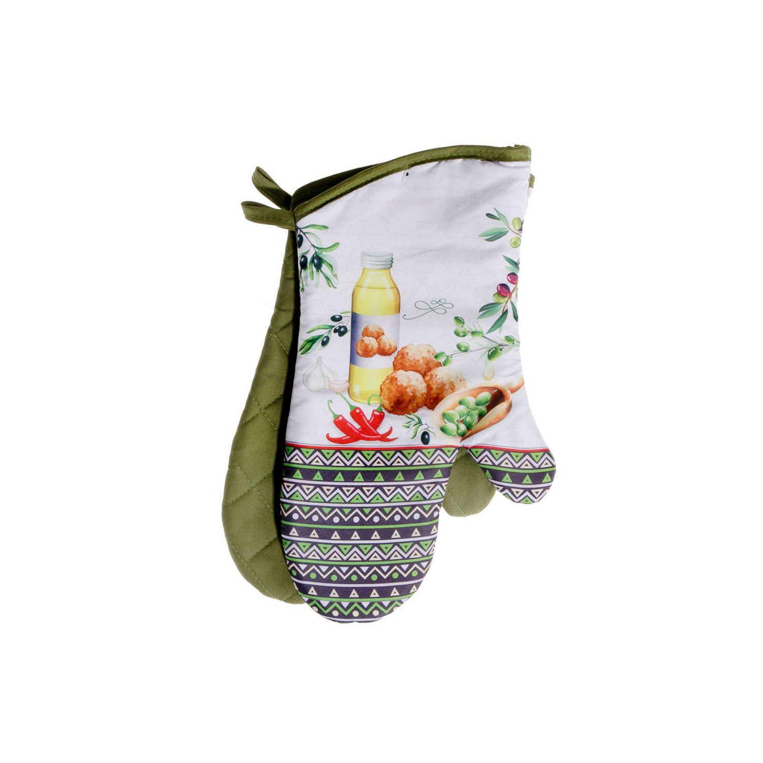 Oven Mitts (2 Pcs) (Olive Oil) Set of 2 Walmart Canada