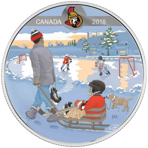 Pièce en argent - Le hockey en héritage : Ottawa Senators® de La Monnaie rouale canadienne