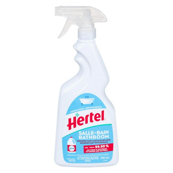 Hertel Bathroom Disinfectant with La Parisienne Bleach, 700 mL