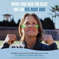 thumbnail image 3 of Breathe Right Nasal Strips Clear, Extra Strength, Instantly Relieve Nasal Congestion, 44 Clear Strips, 3 of 6