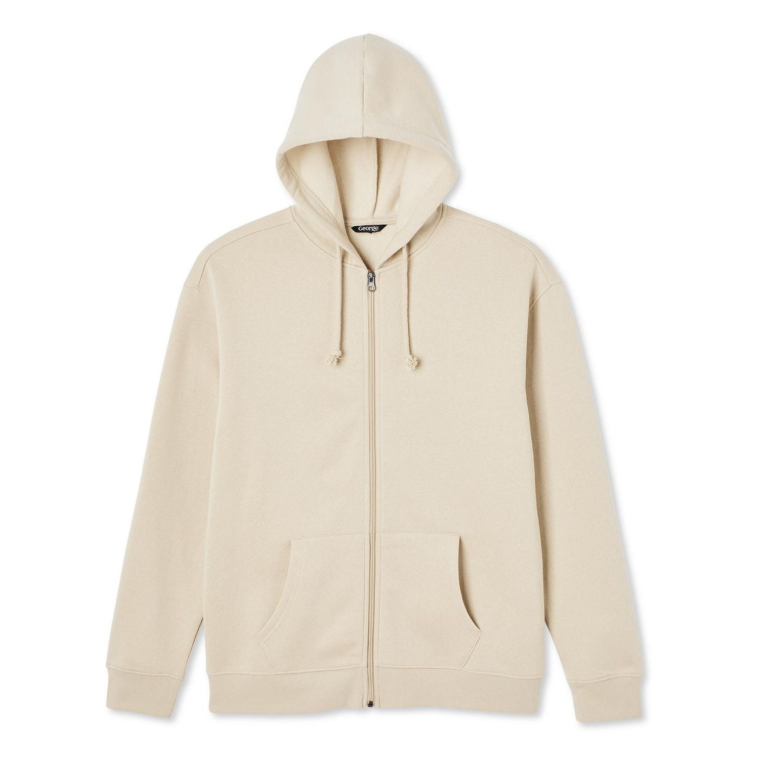 Haut à capuchon zippé sur la longueur George pour hommes