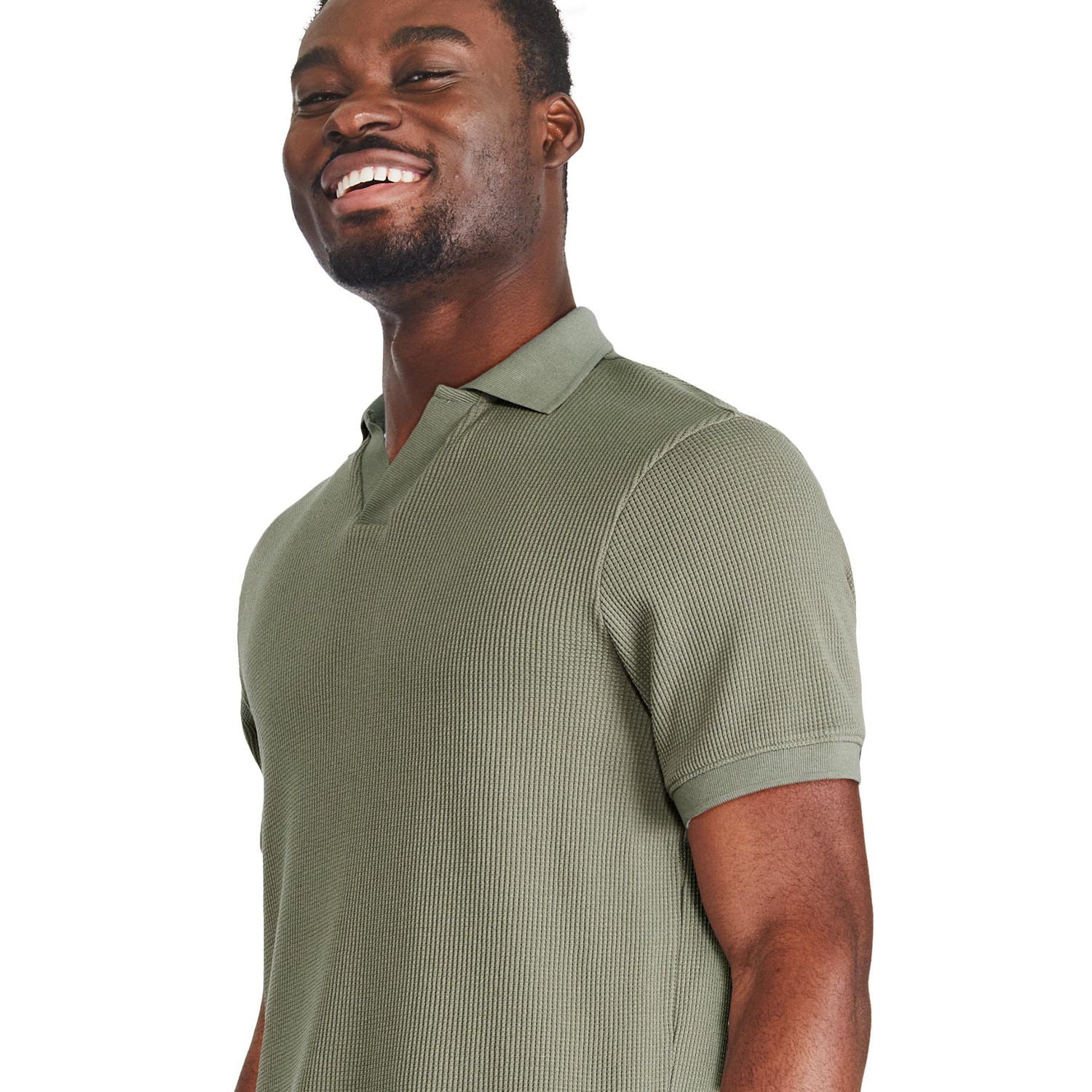 George Men's Johnny Collar Popover