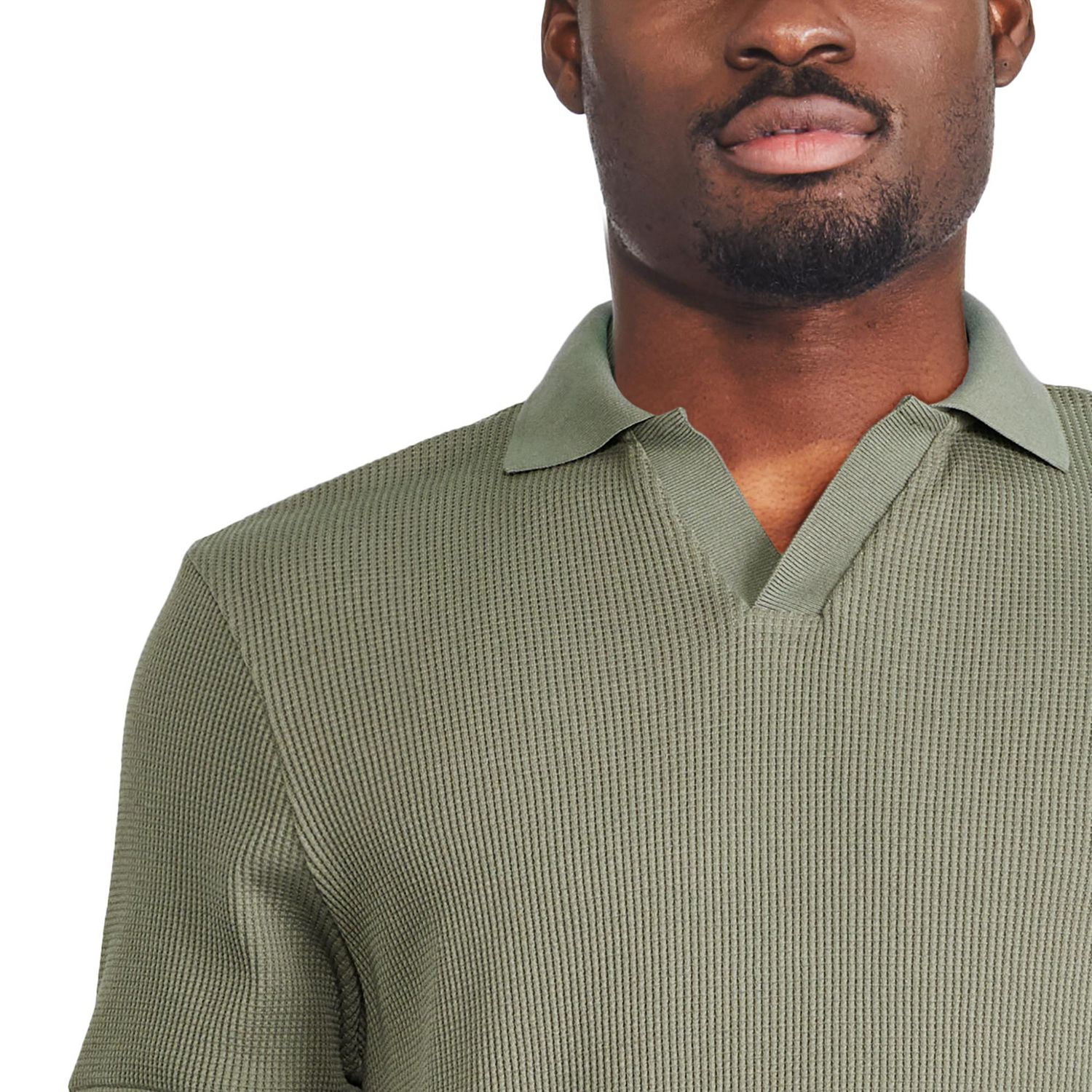 George Men's Johnny Collar Popover