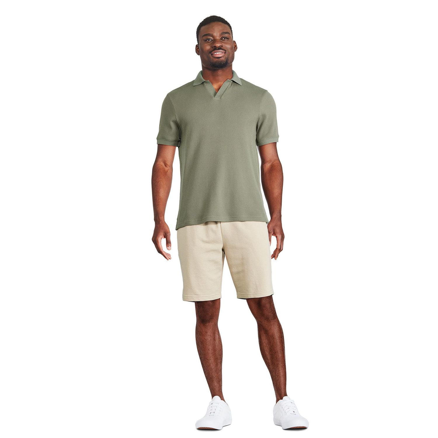 George Men's Johnny Collar Popover