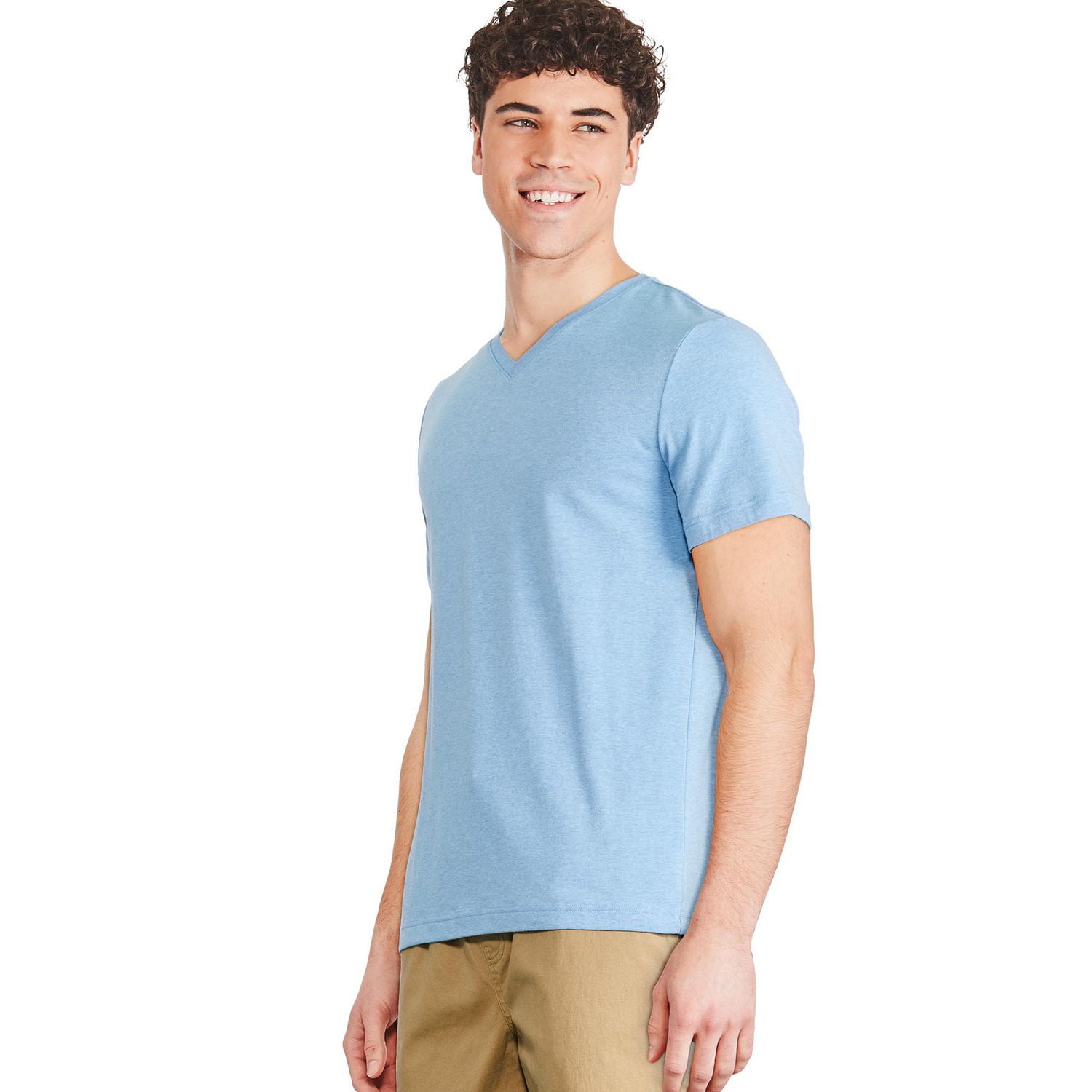George Men's Stretch V-Neckline Tee