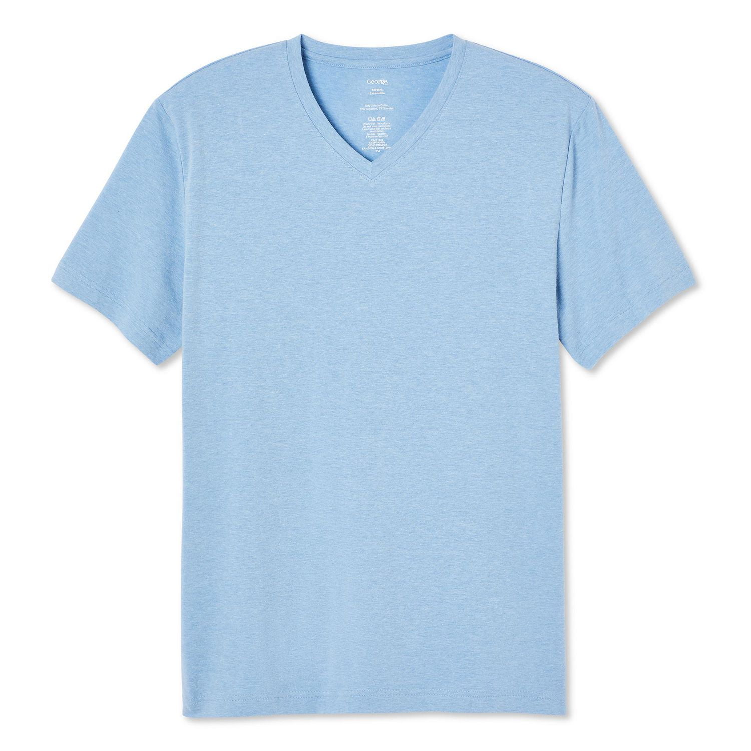 George Men's Stretch V-Neckline Tee