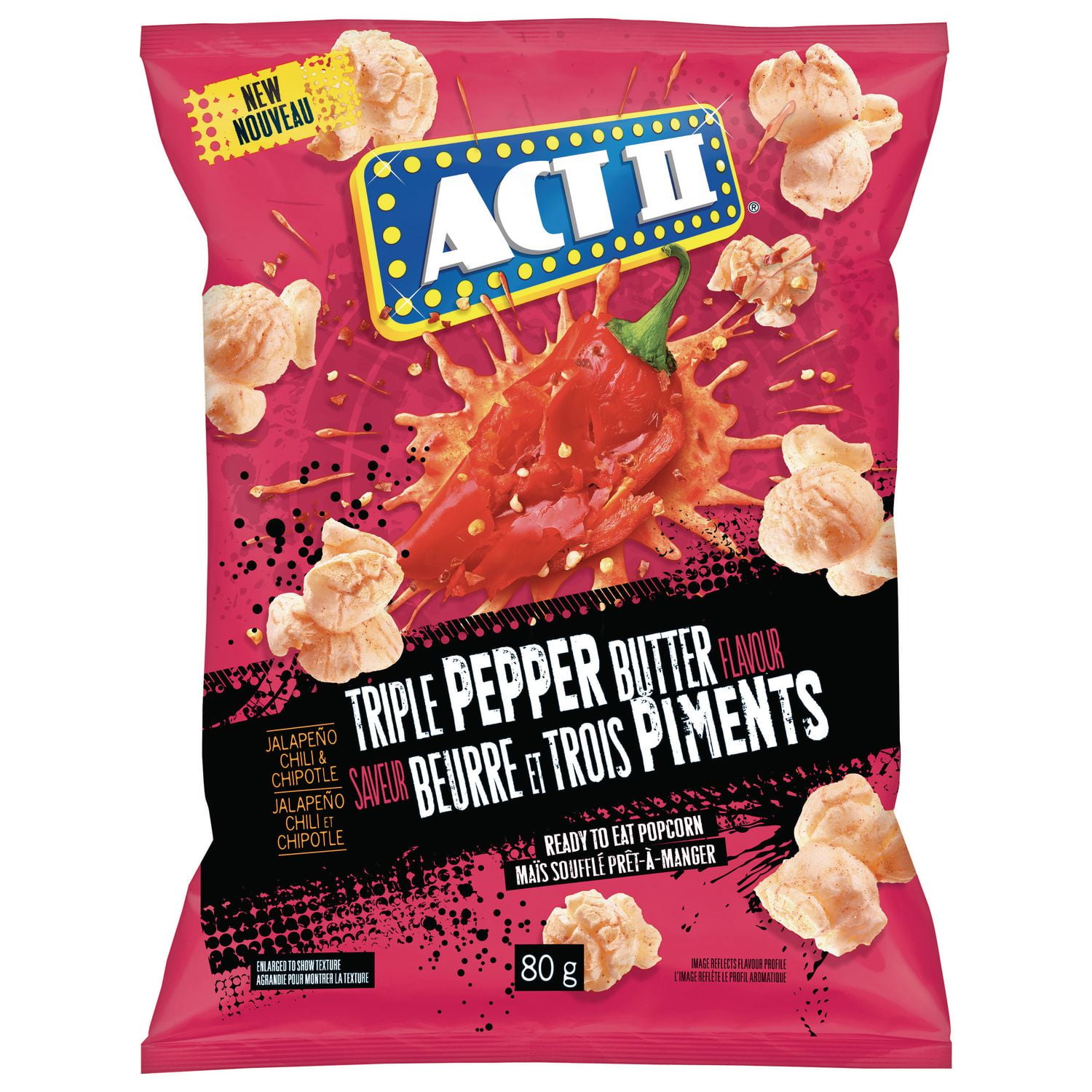 Act II Triple Pepper Flavour Ready To Eat Popcorn Walmart Canada