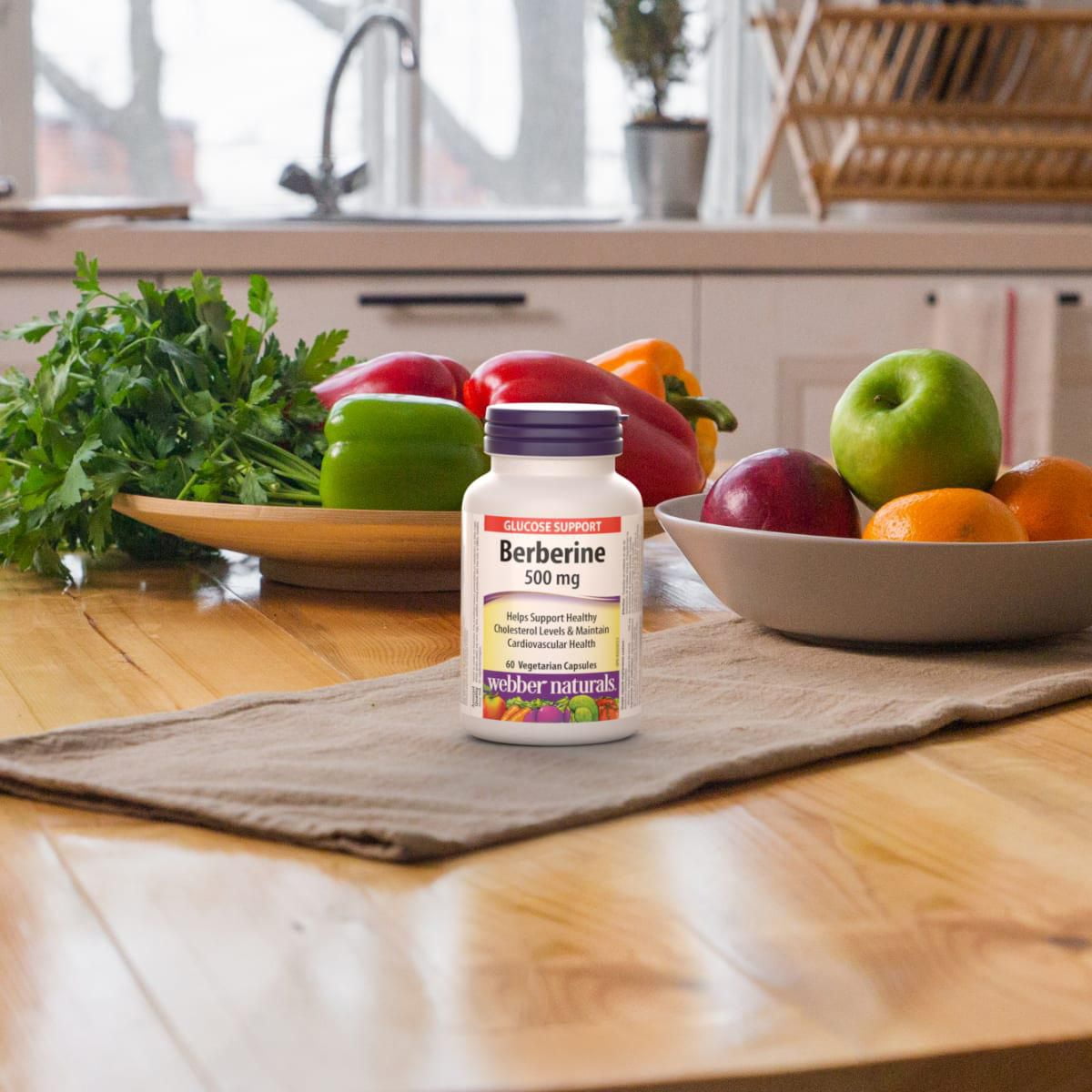 Webber Naturals Berberine 500 mg, 60 Vegetarian Capsules