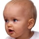 Boucles d'oreille de forme coeur Cutie Pie Jewels pour jeune fille avec saphirs rosés synthétiques 1/10 CT PBT en argent sterling double-ton – image 3 sur 4