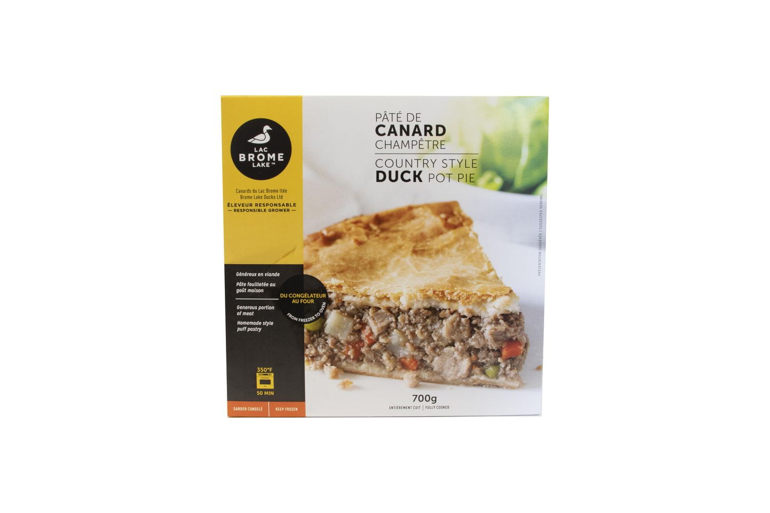 Brome Lake Ducks Frozen Country Style Duck Pot Pie Walmart Canada