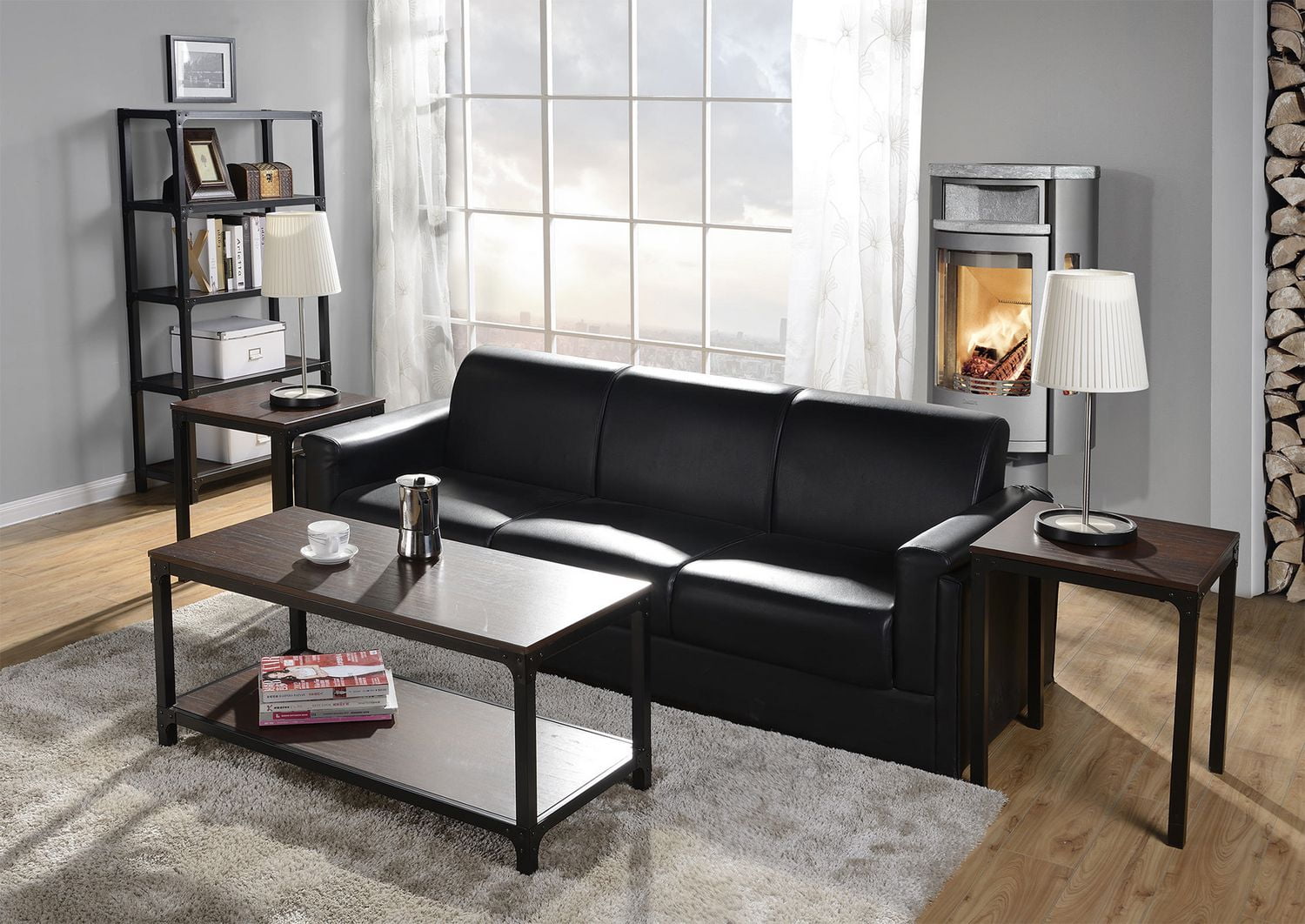 Homestar Coffee Table Side Table Set Piece Cherry Walmartca - homestar coffee table side table set piece cherry walmartca -