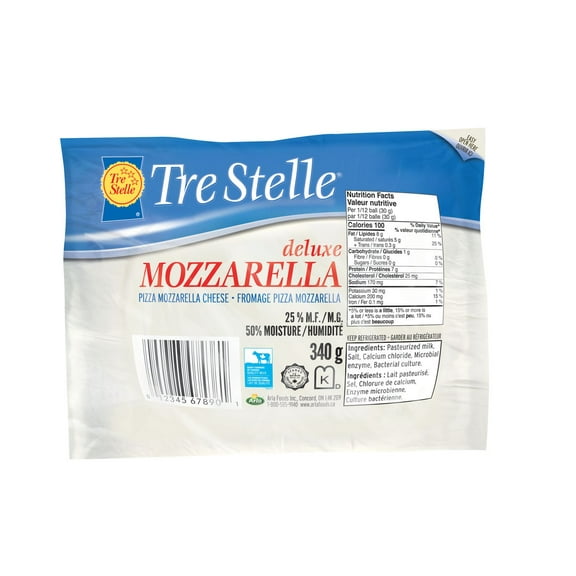 Fromage pizza mozzarella boule de luxe de Tre Stelle