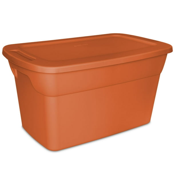 Boîte Sterilite de 114 litres en orange