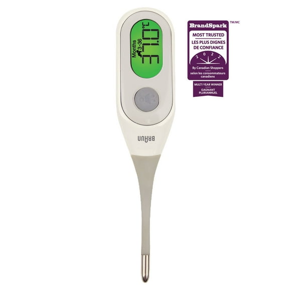Thermomètre numérique Age Precision PRT2000CA Braun Lecture précise en 8 secondes