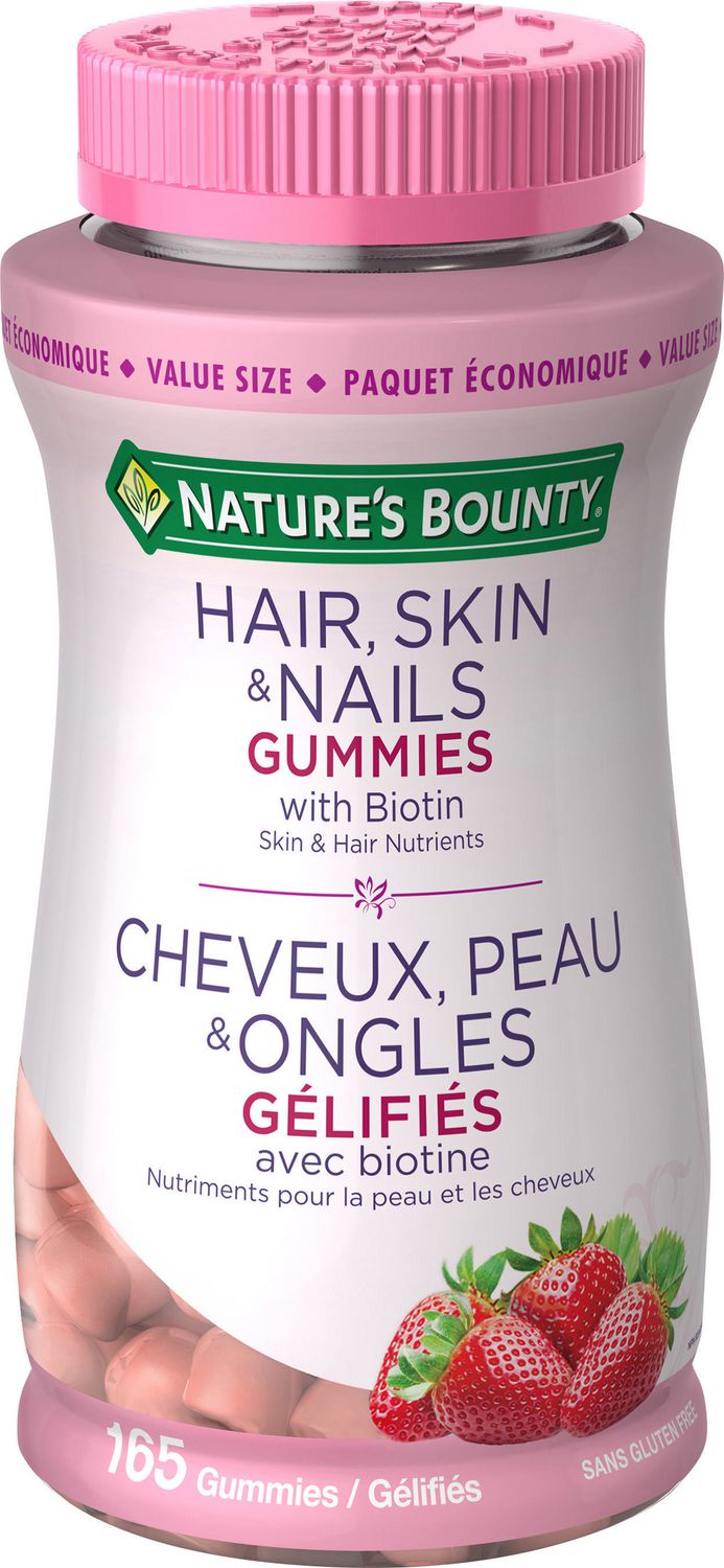 Nature's Bounty Hair, Skin & Nails Gummies with Biotin | Walmart Canada