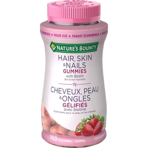 Nature's Bounty Cheveux, peau & Gommies à ongles avec biotine