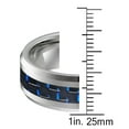 thumbnail image 2 of Men's Titanium Ring w/Carbon Fibre Inlay, 2 of 4