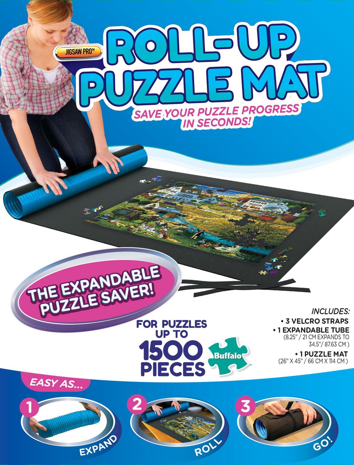 Puzzle Mat Roll Up for Jigsaw Puzzles