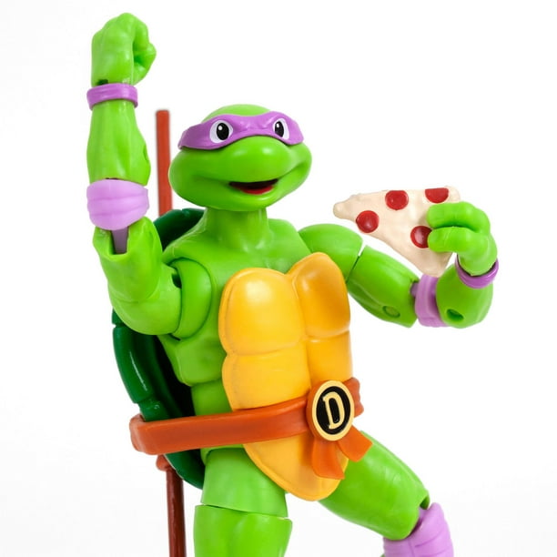 Tortues Ninja, Figurine articulée de 12 cm, avec armes, Donatello