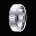 thumbnail image 3 of Bague tungstène 8 mm pour homme, 3 of 4