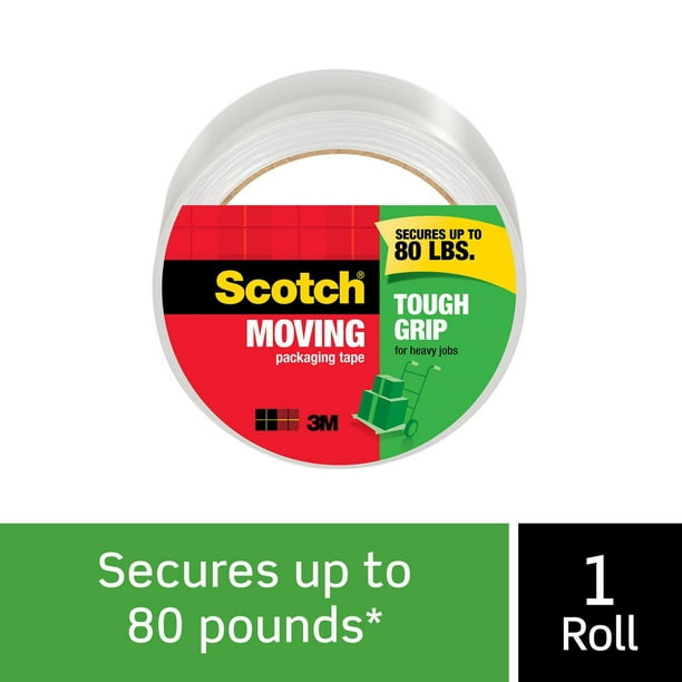 Ruban de déménagement et d'emballage à prise robuste Scotch® 150-ESF, 48 mm  x 20,3 m (1,88 po x 22,2 v), 36 paquets/caisse