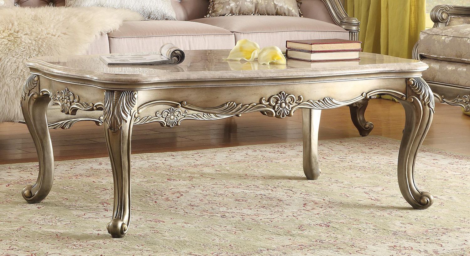 Topline Home Furnishing Marble Top Coffee Table Walmart Canada