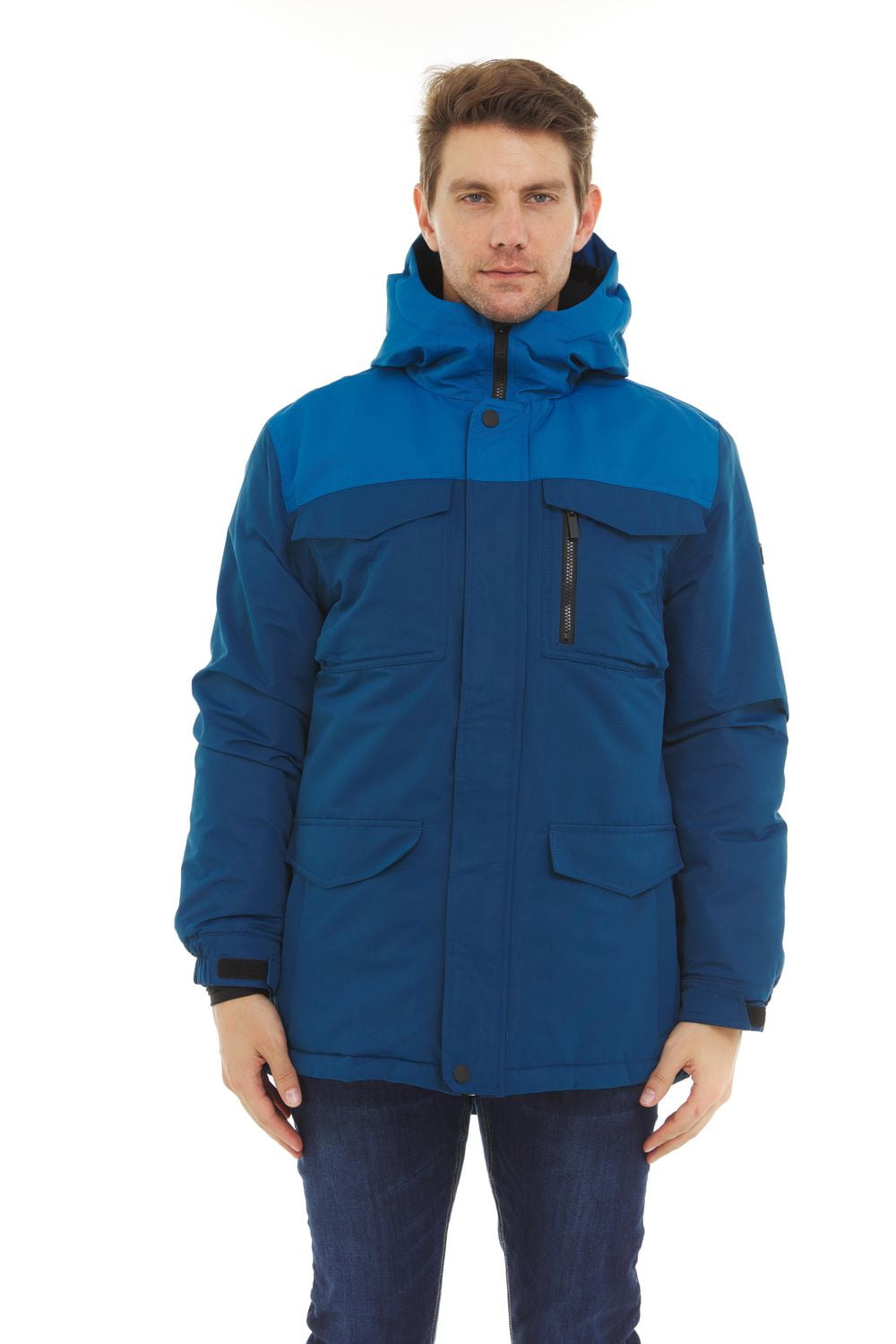 Swiss Tech Men's Hooded Utility Snow Jacket