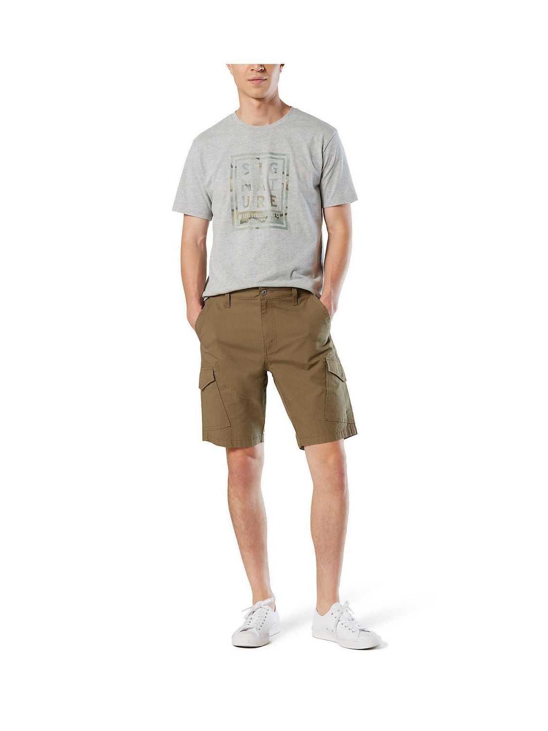 Signature by Levi Strauss & Co.™ Men's Cargo Shorts | Walmart Canada