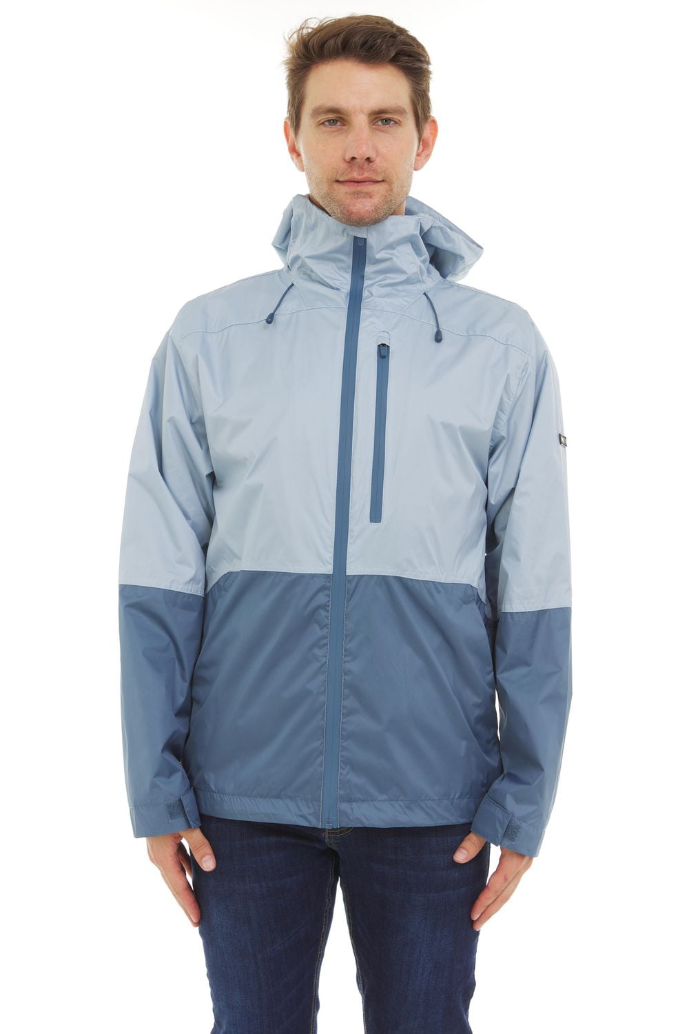Swiss Tech Men's Hooded Waterproof Rain Jacket