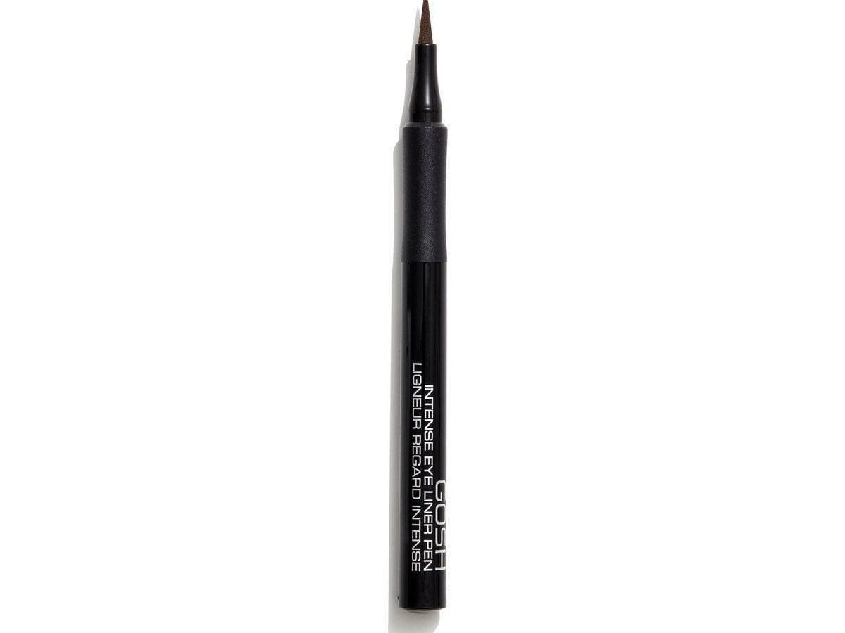 GOSH - Intense Eye Liner Pen - 03 Brown, PERFUME FREE / VEGAN
