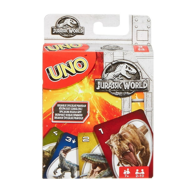 Jeu de cartes UNO Jurassic World (FLK66)