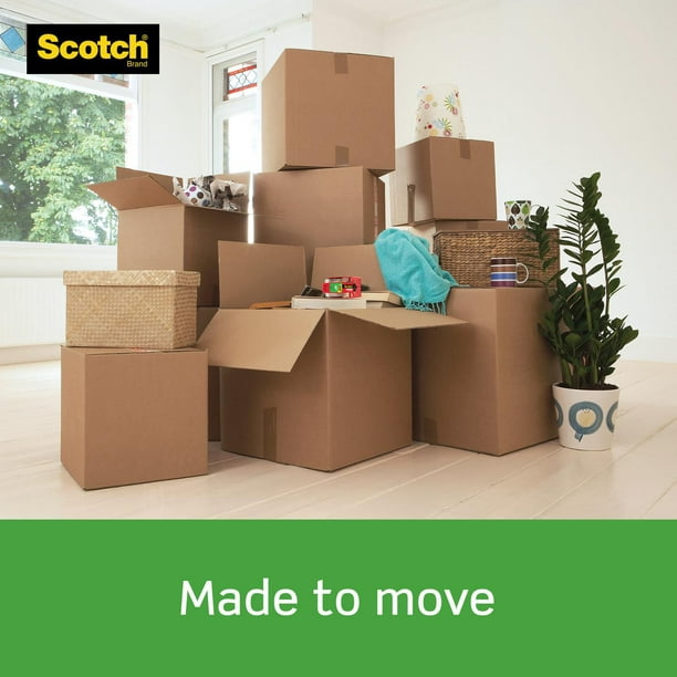 Ruban de déménagement et d'emballage à prise robuste 3500-6-ESF Scotch®, 48  mm x 50 m (1,88 po x 54,6 v), 6 rouleaux/paquet, 6 paquets/caisse