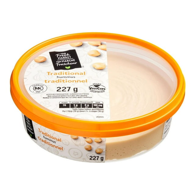 Hummus, Mon marché fraîcheur