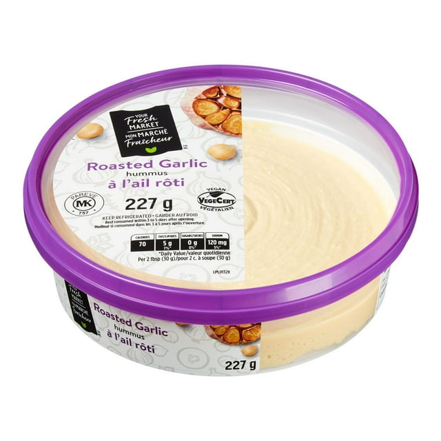 Your Fresh Market Roasted Garlic Hummus