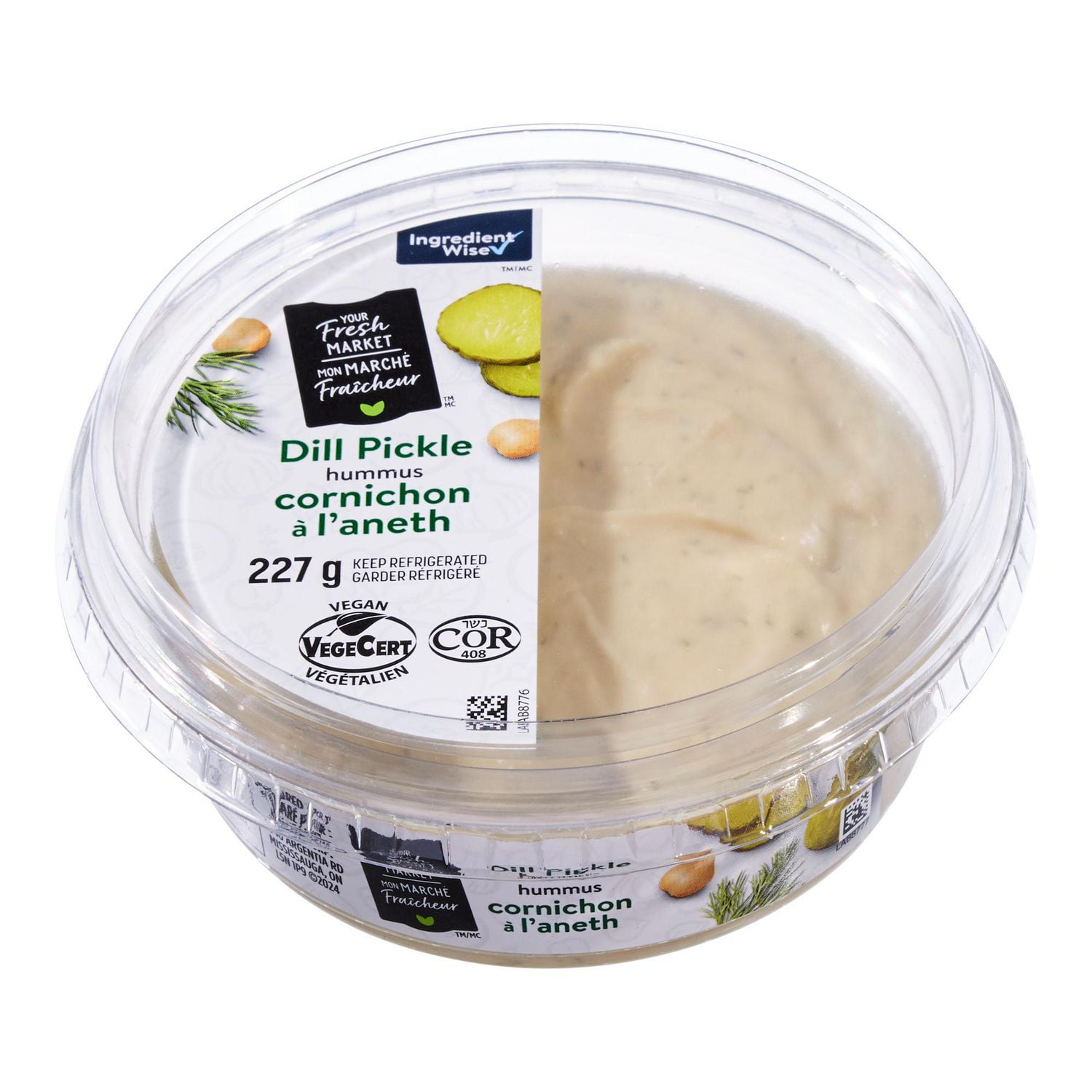 Your Fresh Market Dill Pickle Hummus, 227 g