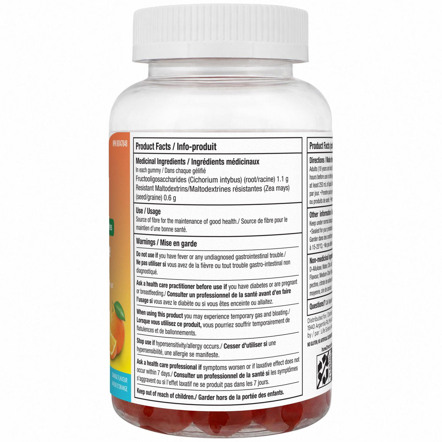 thumbnail image 2 of Equate Plant Based Fibre Gummy, 2 of 5