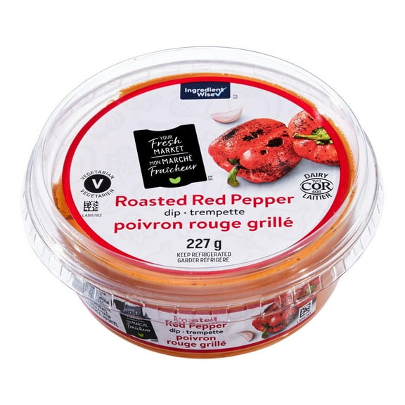 Trempette aux poivrons rouges grillés Mon marché fraîcheur