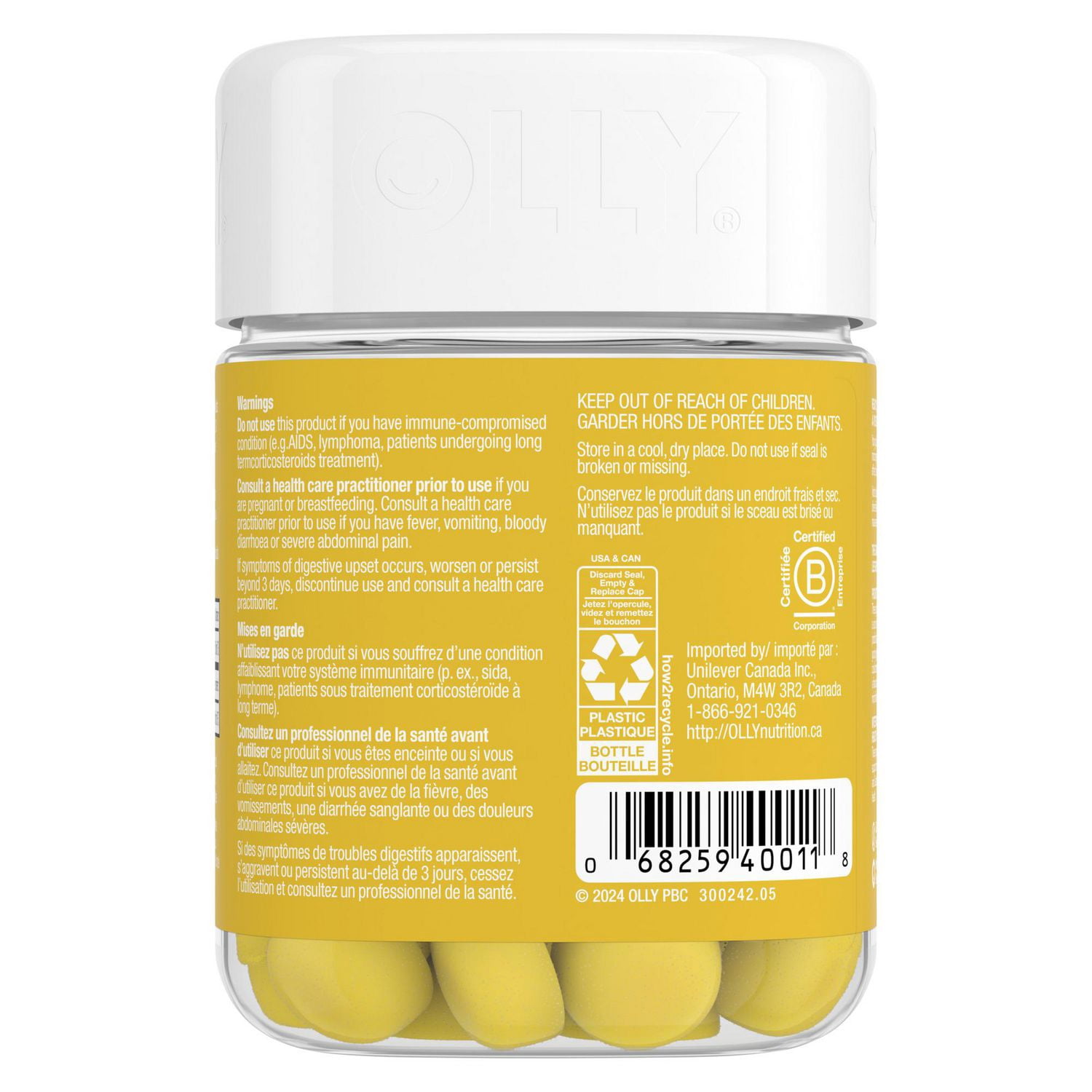 thumbnail image 3 of OLLY  with Tropical Mango Probiotic Supplement, 3 of 7