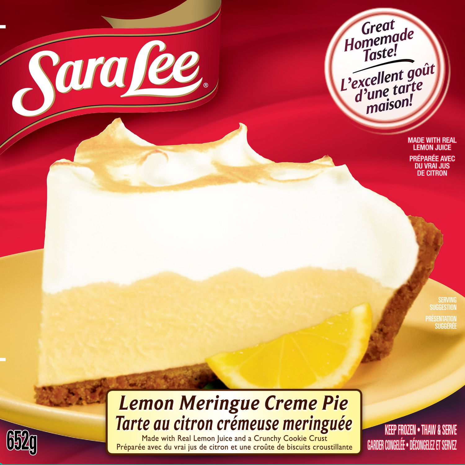 Sara Lee Lemon Meringue Creme Pie Walmart Canada