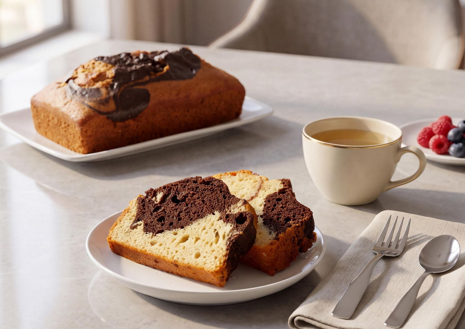 thumbnail image 2 of Sitara Marble Pound Cake, 368 g, 2 of 5