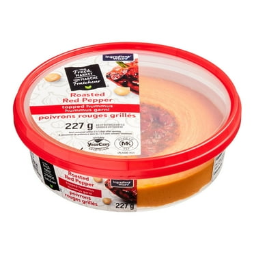 Your Fresh Market Roasted Red Pepper Topped Hummus