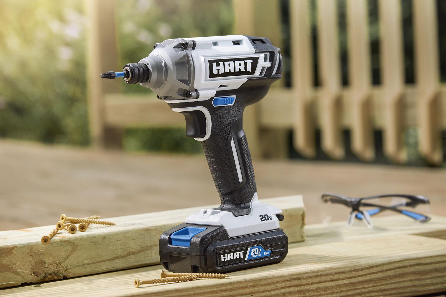 HART 20 Volt Cordless Impact Driver Kit 1 1.5Ah Lithium Ion