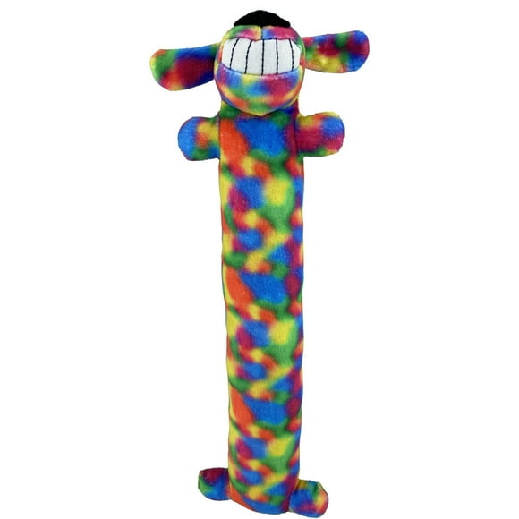 Multipet Tie Dye Loofa Dog Toy, Medium, Tie Dye Loofa Dog Toy