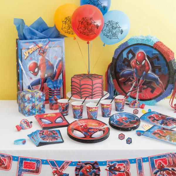 Paquet de 8 petites assiettes Spiderman